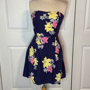 Lilly Pulitzer strapless dress.  Sz 10